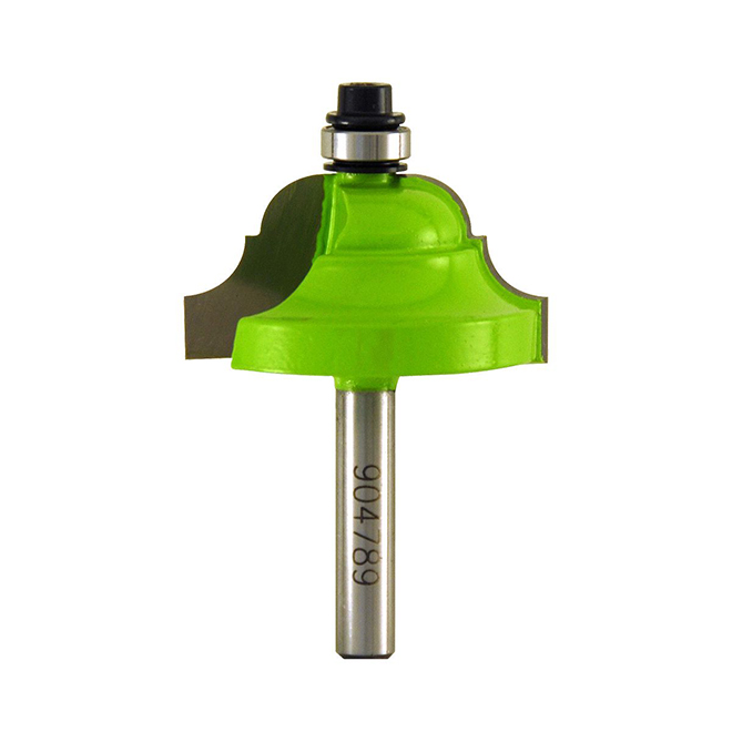 EAB Tool Roman Ogee Professional Router Bit - 1/4" x 1/4" Shank - Exchangeable