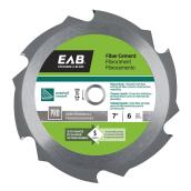 EAB Cement Circular Saw Blade - Carbide-tipped - 7 1/4-in Dia - 6 Tooth