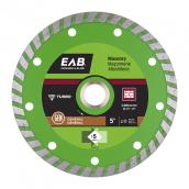 EAB Green Turbo Diamond Circular Saw Blade - Alloy Steel - 4-in Dia - 5/8-7/8-in Arbour