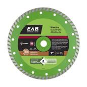 EAB Green Turbo Diamond Circular Saw Blade - 7-in Dia - 5/8-7/8-in Arbour