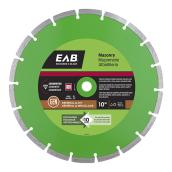 EAB Concrete Green Diamond Blade - Segmented Rim - 10-in dia - Recyclable Exchangeable