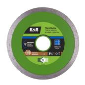 EAB Green Series Diamond Continuous Circular Blade - 3 3/8-in Dia - 19/32-in Arbour