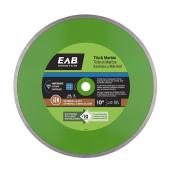 Lame en diamant pour scie circulaire continue EAB, série verte, recyclable et échangeable, 10 po dia