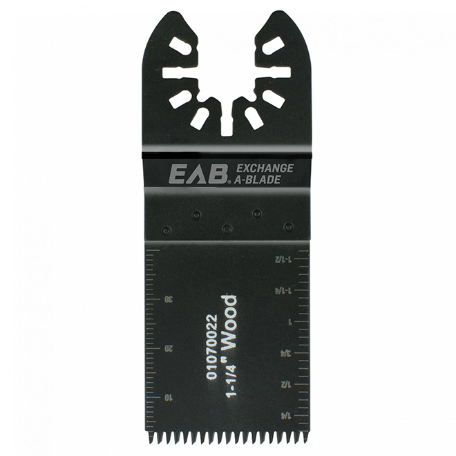 EAB Universal Oscillating Flush Cut Blade - High-Carbon Steel - 1 Per Pack - 3 1/2-in L x 1 1/4-in W