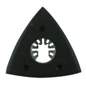 EAB Professional Hoop and Loop Pad for Oscillating Tool - 3-in W - Triangular-Shaped - for Sanding