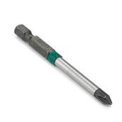 EAB Stay Sharp Industrial Impact Phillips Screwdriver Bit - Recyclable S2 Spring Steel - 1/4-in Hex Shank - #1 2 3/4-in