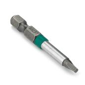 EAB Impact Industrial Screwdriver Bit - Square #1 - 2-in - S2 Steel