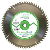 Lame de scie EAB verte, 60 dents, 10 po dia, recyclable et échangeable