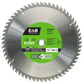 EAB Green Finishing Saw Blade - Carbide-tipped - 12-in Dia - 60 Tooth - 1-in Arbour