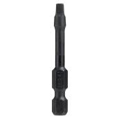 EAB Industrial Torsion Impact Square Screwdriver Bit - Recyclable S2 Spring Steel - 1/4-in Hex Shank - #3 2-in