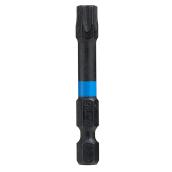 EAB Industrial Torsion Impact Torx Screwdriver Bit - Recyclable S2 Spring Steel - 1/4-in Hex Shank - T40 2-in