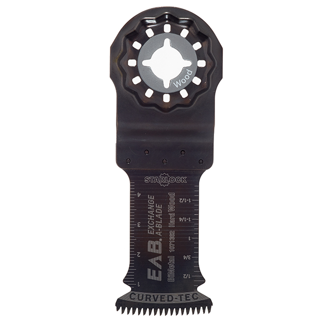 EAB Starlock Oscillating Hardwood Flush Cut Blade - Bi-Metal - 1 Per Pack - 1 1/4-in W