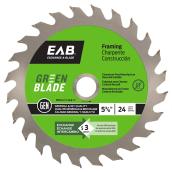 EAB Finishing Saw Blade - Circular Shape - Carbide - Lumber Utilization - 24 Teeth