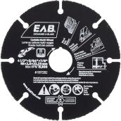 EAB Industrial Carbide Multi Wheel - 4 1/2-in Dia - 7/8-in Arbor - Recyclable - Exchangeable