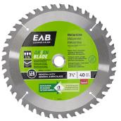 EAB Green Finishing Circular Saw Blade - Alloy Steel - 7 1/4-in Dia - 40 Tooth