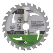 Lame Razor Thin EAB d'usage général avec dents au carbure, 4 1/2 po