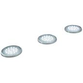 Bazz Mini Under Cabinet LED Light Pucks - 2.25-in, 3-Pack