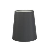 Abat-jour «Unik» Uberhaus, tissu, 9 po x 10 po, gris