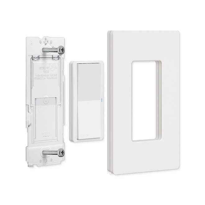 Caséta by Lutron Smart Remote and Wall-Mounting Kit - White