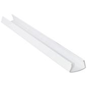 Moulure pour étagère en PCV, 3/8 po x 1/2 po x 8 pi