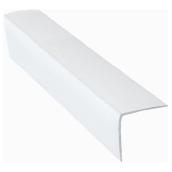 Boulanger Corner Moulding - White - PVC - 8-ft L x 3/4-in W x 3/4-in T