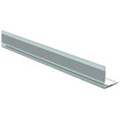 Moulure d'angle Boulanger, transparent, PVC, 8 po L. x 1/2 po l. x 1/2 po p.