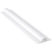 Moulure de séparation en PCV, 1/8 po x 1/2 po x 8 pi, blanc