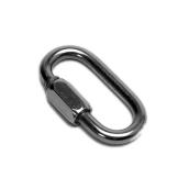 Ben-Mor Chain Quick Link - Cold Drawn Mild Steel - Zinc-Plated - 1/8-in Trade - Sold Individually