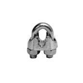 Ben-Mor Wire Rope Clamp for 3/32-in to 1/8-in Cable - Galvanized Steel - Zinc-Plated - Sold Individually