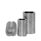 Oval Aluminum Sleeve - 1/16" - 5/Pack