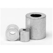 Bagues d'arrêt en aluminium Ben-Mor, pour câble de 1/8 po, paquet de 5