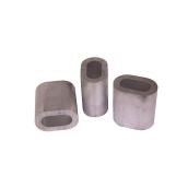 Ben-Mor Oval Sleeves - Aluminum - 1/4-in Trade - 5 Per Pack