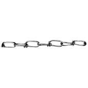 Ben-Mor Double Loop Chain - Zinc-Plated Steel - 90-lb Working Load - 5/64-in x 200-ft