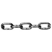 Ben-Mor Straight Link Machine Chain - Low-Carbon Steel - 325-lb Working Load - #2 - 125-ft