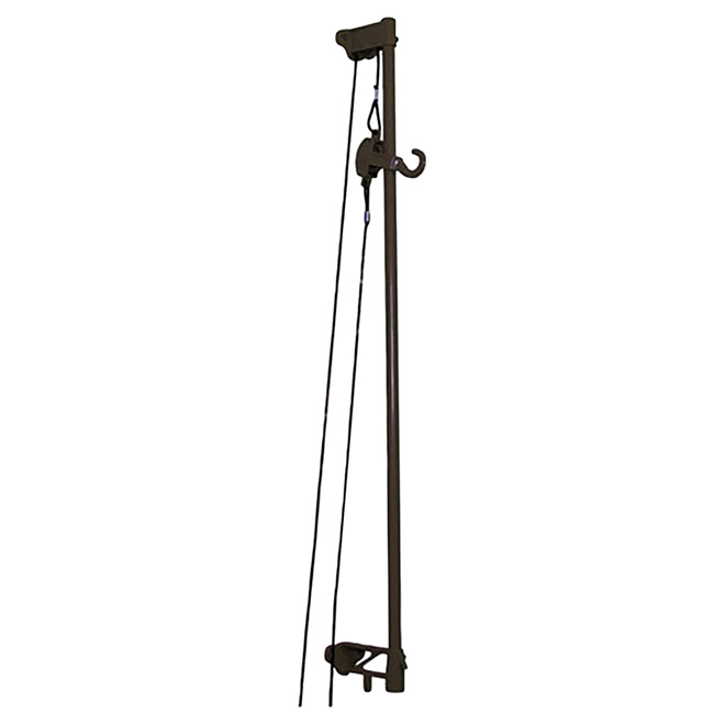 Ben-Mor Strata Harmony Clothesline Elevator - Metal - Aged Bronze - 48-in L