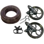 Clothesline Kit - 150' - Antique Bronze