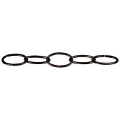 Oval Swag Chain #10 x 8' - Max. 45 lb - Black