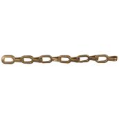 Safety Chain - Brass - 8' - Max. 35 lb - Grade 1/0