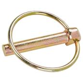 Ben-Mor Round Linchpin - Zinc-Plated Steel - 1 1/4-in L x 5/16-in dia - Gold