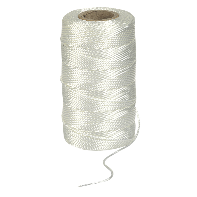 Ben-Mor Polyester Seine Twine - Twisted Rope - White - 492-ft L x