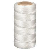 Ben-Mor Nylon Seine Twine - 3-Strand Twisted Rope - White - 250-ft L x #18 dia
