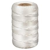 Ben-Mor Nylon Seine Twine - 3-Strand Twisted Rope - White - 500-ft L x #18 dia
