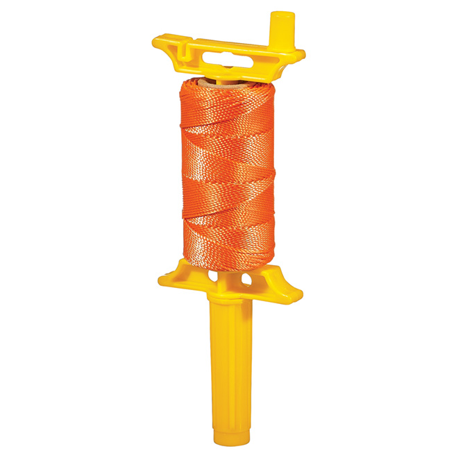 Ben-Mor Nylon Seine Twine - Twisted Rope - Hand Reel - Orange - 250-ft x #18