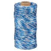 Ben-Mor Twisted Polypropylene Twine - Medium - Blue and White - 500-ft L
