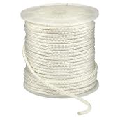 Corde double tressée Ben-Mor, nylon, blanche, 400 pi x 1/2 po