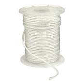 Ben-Mor Diamond-Braided Rope - Nylon - White - 200-ft x 1/4-in