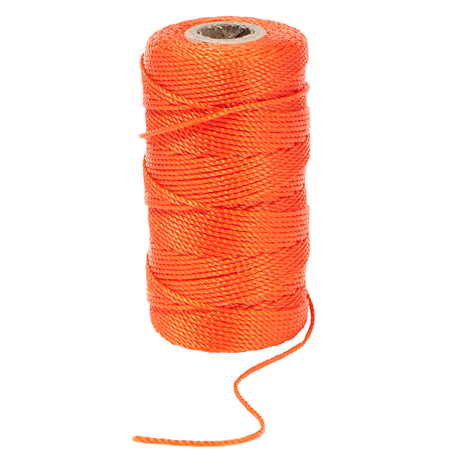 BEN-MOR Twisted Nylon Twine - 250' - #18 - Orange 60115