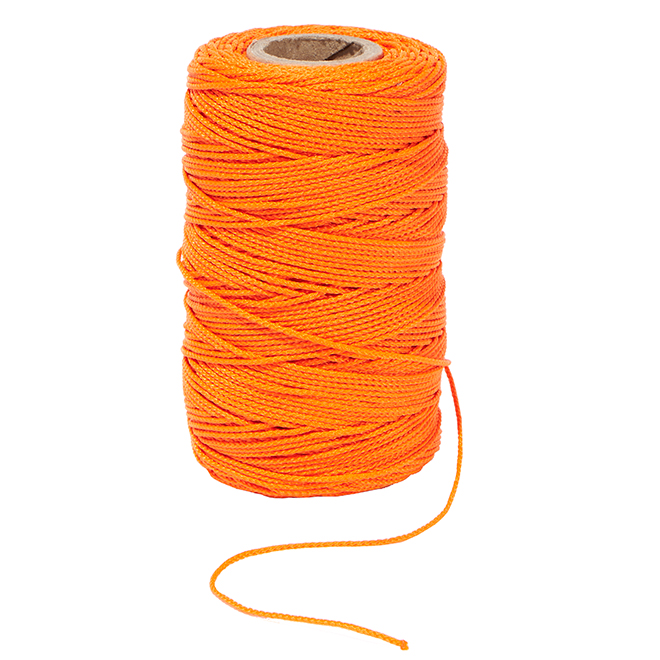BEN-MOR Braided Nylon Twine - 500' - #18 - Orange 60130