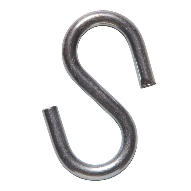 Ben-Mor 1/4-in x 55 mm Steel S Hooks 6/Pack