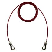 Ben-Mor 20-ft Red Steel Dog-Tie-Out For Medium Size Dog